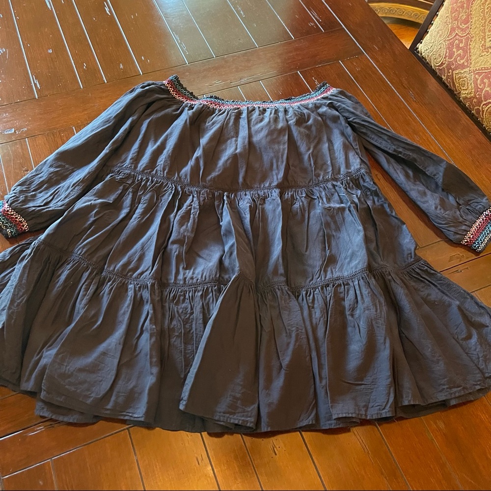 Free People Sun Beams Dress in Black - Picture 10 of 12